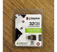 Kingston DataTraveler microDuo 3.0 OTG Flash Drive 32 GB - USB 2.0 - Neuf