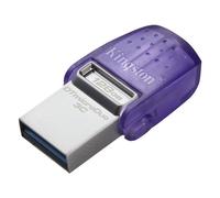Kingston Technology DataTraveler 128 Go microDuo 3C 200 Mo/s dual USB-A + USB-C
