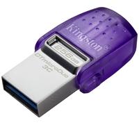 Kingston Technology DataTraveler 256 Go microDuo 3C 200 Mo/s dual USB-A + USB-C
