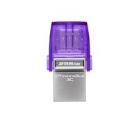 Kingston DataTraveler microDuo 3C USB Flash Drive 256GB USB Gen 3 Type-C and Typ