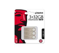 Kingston DataTraveler SE9 -DTSE9H/32GB-3P ( 3,Pièces) Clé USB , 32Go, Argent
