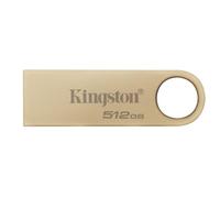 Kingston Clé USB 3.2 Gen 1 DataTraveler SE9 Gen 3 512Go 220MB/s Métal Dorée