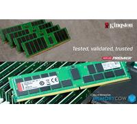Kingston - DDR4 - module - 16 Go - DIMM 288 broches - 3200 MHz / PC4-25600 - CL22 - 1.2 V - mémoire sans tampon - ECC - pour HP Workstation Z2 G5