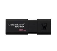 Kingston Digital 100 G3 USB 3.0 DataTraveler U-Disk - Noir 32 Go