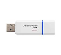 Kingston - DTIG4 - Clé USB 3.0 - 16 Go - DataTraveler - Blanc / Bleu