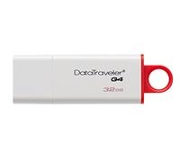 Kingston DTIG4 Clé USB 3.0 Data Traveler G4 Rouge/blanc 32 Go