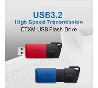 Kingston DTXM 64GB/128GB/256GB USB 3.2 Haute Vitesse Clé USB rétractable personnalisée, clé USB, mémoire stick DTXM