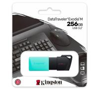 Kingston DataTraveler Exodia M Clé USB 3.2 Gen 1 DTXM/64GB - avec capuchon mobile (Noir + Bleu)