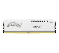 Kingston Mémoire RAM FURY Beast DDR5 16 Go 6000 MT/s CL30 DIMM 288 broches Blanc