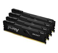 Kingston Technology FURY Beast 128Go 3200MT/s DDR4 CL16 DIMM (Kit de 4) Black