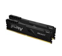Kingston FURY Beast 16GB (2x8GB) 3600MHz DDR4 CL17 Desktop Memory Kit with 2 KF4