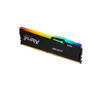Kingston Barrette mémoire FURY Beast 16GB DDR5 6000MT/s CL30 RGB DIMM EXPO – Neuf