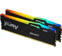 Kingston Fury Beast 32Gb 6000Mt/S Ddr5 Cl36 Dimm (Kit Of 2) Rgb Expo Noir Taille unique Unisex