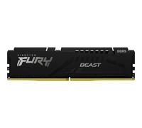 Kingston FURY Beast - DDR5 - module - 16 Go - DIMM 288 broches - 5200 MT/s / PC5-41600 - CL40 - 1.25 V - mémoire sans tampon - on-die ECC G