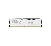 Kingston FURY Beast Blanc DDR5 32Go (2x16Go) 5200MT/s CL36 DIMM Mémoire pour PC de Gamer Kit de 2 AMD EXPO et Intel XMP - KF552C36BWEK2-32