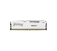 Kingston FURY Beast Blanc DDR5 32Go (2x16Go) 5600MT/s CL36 DIMM Mémoire pour PC de Gamer Kit de 2 AMD EXPO et Intel XMP - KF556C36BWEK2-32