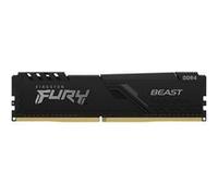 Kingston FURY Beast - DDR4 - kit - 128 Go: 4 x 32 Go - DIMM 288 broches - 3600 MHz / PC4-28800 - CL18 - 1.35 V - mémoire sans tampon - non ECC - noir G