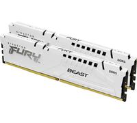 Kingston FURY Beast - DDR5 - kit - 32 Go: 2 x 16 Go - DIMM 288 broches - 5600 MHz / PC5-44800 - CL36 - 1.25 V - mémoire sans tampon - on-die ECC - blanc