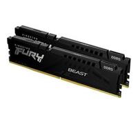 Kingston FURY Beast - DDR5 - kit - 64 Go: 2 x 32 Go - DIMM 288 broches - 5600 MT/s / PC5-44800 - CL40 - 1.25 V - mémoire sans tampon - on-die ECC G