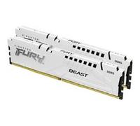 Kingston Mémoire RAM FURY Beast DDR5 64 Go 6400MT/s CL32 DIMM (Kit de 2) Blanc EXPO
