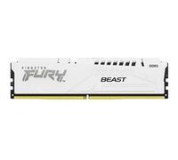 Kingston FURY Beast - DDR5 - module - 16 Go - DIMM 288 broches - 2600 MHz / PC5-41600 - CL40 - 1.25 V - mémoire sans tampon - on-die ECC - blanc