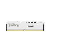 Kingston FURY Beast - DDR5 - module - 16 Go - DIMM 288 broches - 5200 MT/s / PC5-41600 - CL40 - 1.25 V - mémoire sans tampon - on-die ECC - blanc