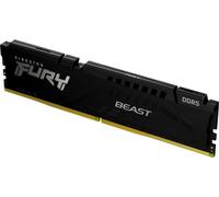 Kingston FURY Beast Black 16GB 6000MT/s DDR5 CL30 DIMM Desktop Gaming Memory Sin