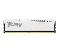 Kingston FURY Beast - DDR5 - module - 32 Go - DIMM 288 broches - 6000 MT/s / PC5-48000 - CL36 - 1.35 V - mémoire sans tampon - on-die ECC - blanc Blanc G