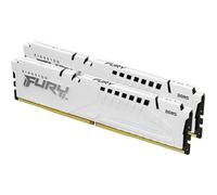 FURY Beast - DDR5 - kit - 32 Go: 2 x 16 Go - DIMM 288 broches - 6000 MT/s / PC5-48000 - CL30 - 1.4 V - mémoire sans tampon - on-die ECC - blanc