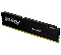 Kingston FURY Beast - DDR5 - module - 8 Go - DIMM 288 broches - 6000 MHz / PC5-48000 - CL30 - 1.4 V - mémoire sans tampon - on-die ECC - noir