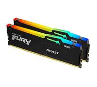 Kingston Mémoire vive DDR5 FURY Beast RGB EXPO 32 Go 6800MT/s CL34 Kit de 2 DIMM