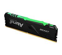 Kingston FURY Beast RGB 32GB 3600MT/s DDR4 CL18 Mémoire Kit pour PC Module Simple KF436C18BBA/32