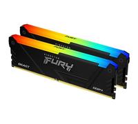 Kingston FURY Beast RGB 64GB 3200MT/s DDR4 CL16 DIMM (Kit of 2) Computer Memory KF432C16BB2AK2/64