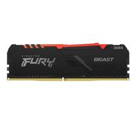 Kingston FURY Beast RGB 8GB 3200MT/s DDR4 CL16 Mémoire Kit pour PC Module Simple KF432C16BBA/8