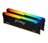 Kingston fury beast rgb - ddr4 - kit - 16 go: 2 x 8 go - dimm 288 broc