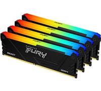 Kingston Technology FURY Beast 64GB 3200MT/s DDR4 CL16 DIMM (Kits de 4) 1Gx8 RGB