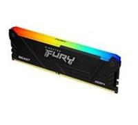 Kingston Mémoire RAM DDR4 FURY Beast RGB 32 Go 3600 MT/s CL18 DIMM 288 broches Noir