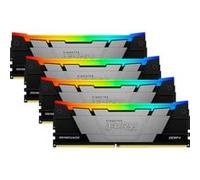 Kingston FURY FURY 64 Go 3600 MT/s DDR4 CL16 DIMM (Kits de 4) 1Gx8 Renegade RGB, Mémoire vive