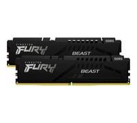 FURY Beast - DDR5 - kit - 32 Go: 2 x 16 Go - DIMM 288 broches - 6800 MHz / PC5-54400 - CL34 - 1.4 V - mémoire sans tampon - on-die ECC - noir