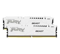 Kingston FURY Beast Blanc DDR5 32Go (2x16Go) 6800MT/s CL34 DIMM Mémoire pour PC de Gamer Kit de 2 AMD EXPO et Intel XMP - KF568C34BWEK2-32