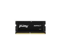 Kingston FURY Impact 32GB (2x16GB) DDR5-6000 SODIMM CL38 XMP 3.0 - KF560S38IBK2-32 - Mémoire pour Ordinateur Portable, 1.35V, On-Die ECC