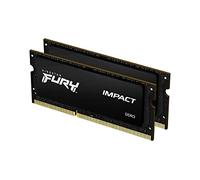 Kingston FURY Impact 8GB (2x4GB) 1600MHz DDR3 CL9 Mémoire d’ordinateur Portable Kit de 2 KF316LS9IBK2/8