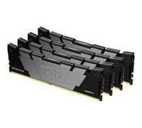 Kingston FURY Renegade - DDR4 - kit - 32 Go: 4 x 8 Go - DIMM 288 broches - 3600 MHz / PC4-28800 - CL16 - 1.2 V - mémoire sans tampon - non ECC - noir