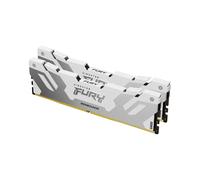 Kingston Technology FURY DIMM DDR5 CL32 32Go 6000 MT/s (kit de 2) Renegade Blanc XMP