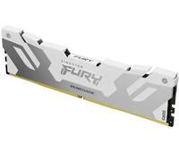 Kingston FURY Renegade DDR5 Argent/Blanc XMP 16Go 6400MT/s CL32 DIMM Mémoire pour PC de Gamer Module Simple - KF564C32RW-16