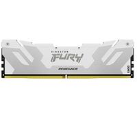 Kingston FURY Renegade - DDR5 - module - 16 Go - DIMM 288 broches - 7600 MT/s / PC5-60800 - CL38 - 1.45 V - mémoire sans tampon - on-die ECC - blanc et argent Blanc G