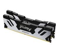 Kingston FURY Renegade - DDR5 - kit - 32 Go: 2 x 16 Go - DIMM 288 broches - 8000 MT/s / PC5-64000 - CL38 - 1.1 V - mémoire sans tampon - on-die ECC - noir et argent G