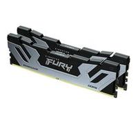 Kingston FURY Renegade DDR5 Argent/Noir XMP 48Go (2x24Go) 8400MT/s CL40 CUDIMM Mémoire pour PC de Gamer Kit de 2 - KF584CU40RSK2-48