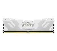 Kingston FURY Renegade DDR5 Argent/Blanc XMP 32Go 6400MT/s CL32 DIMM Mémoire pour PC de Gamer Module Simple - KF564C32RW-32