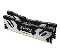Kingston FURY Renegade DDR5 Argent/Noir XMP 96Go (2x48Go) 6400MT/s CL32 DIMM Mémoire pour PC de Gamer Kit de 2 - KF564C32RSK2-96